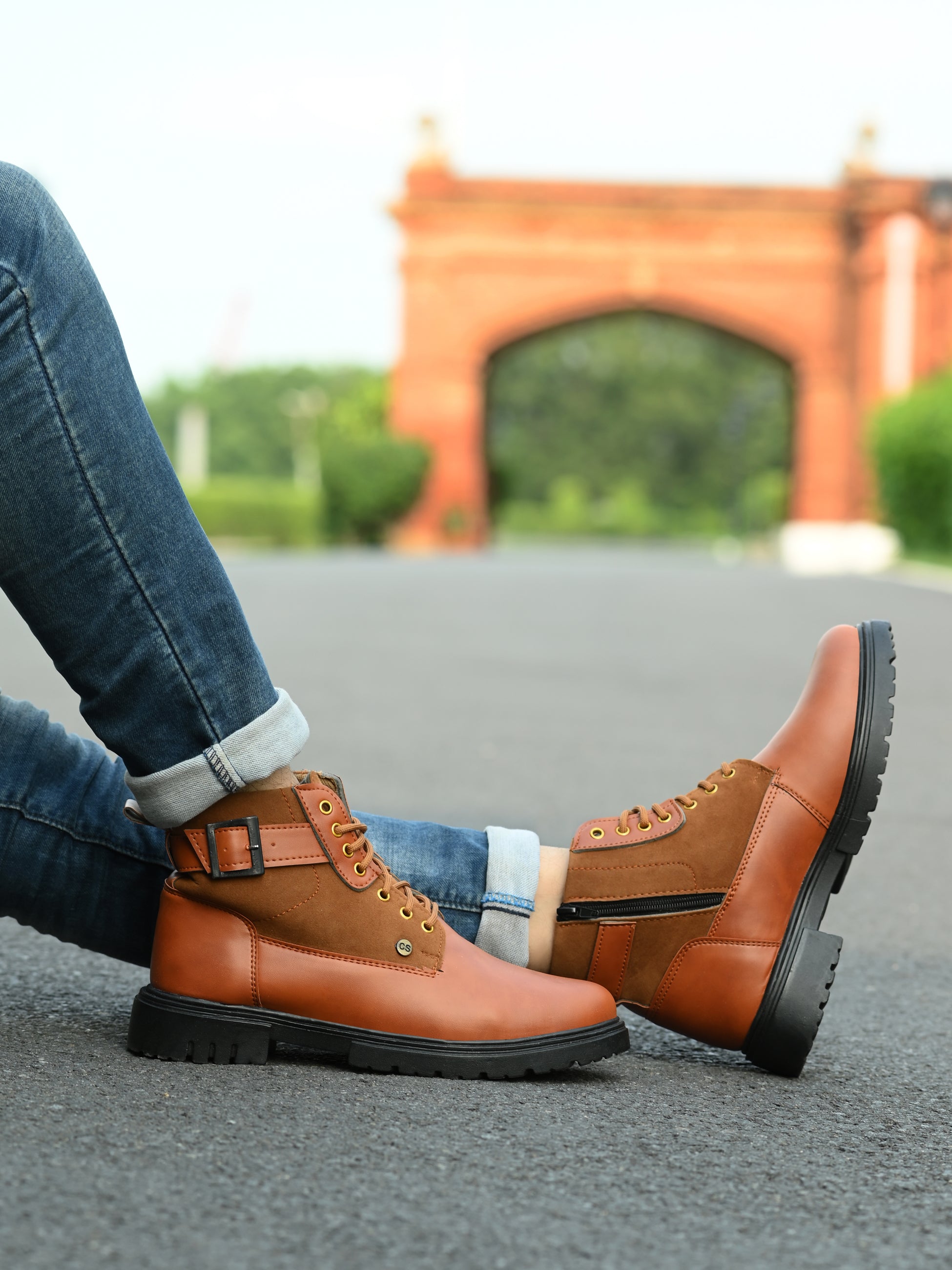Tan Boots