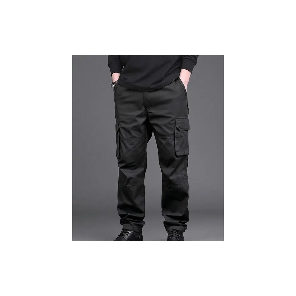 Premium Men’s Cotton Cargo Pants - Rugged 6-Pocket Design