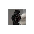 Luxury Men's Black PU Leather Watch - Elegant Oval Case Design