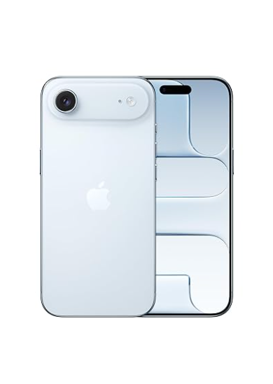 iPhone Air 256 GB: Thinnest iPhone Ever, 16.63 cm (6.5″) Display with Promotion up to 120Hz, Powerful A19 Pro Chip, Center Stage Front Camera, All-Day Battery Life; Sky Blue