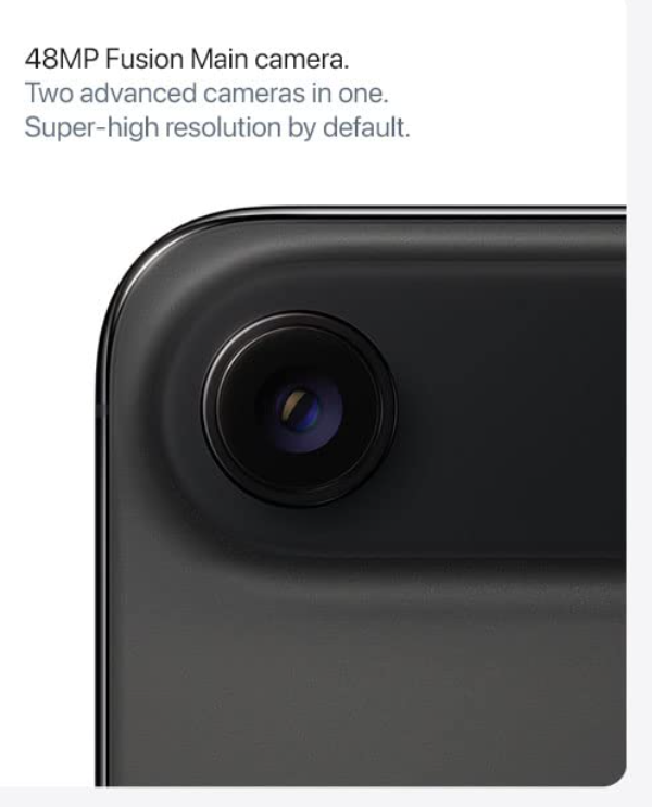 iPhone Air 256 GB: Thinnest iPhone Ever, 16.63 cm (6.5″) Display with Promotion up to 120Hz, Powerful A19 Pro Chip, Center Stage Front Camera, All-Day Battery Life; Sky Blue