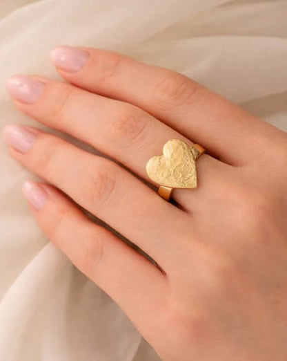 Women’s Combo of 2 Wave Design Rings + FREE Gold Heart Ring