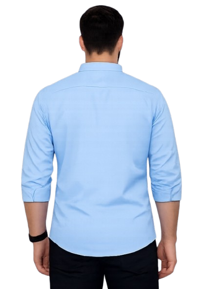 Sky Slim Fit Formal Shirt – Premium Festive Edition